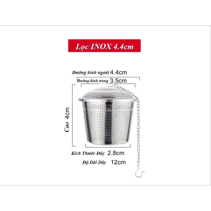 Lọc Trà Inox 304 Hình Trụ Siêu Cao Câp