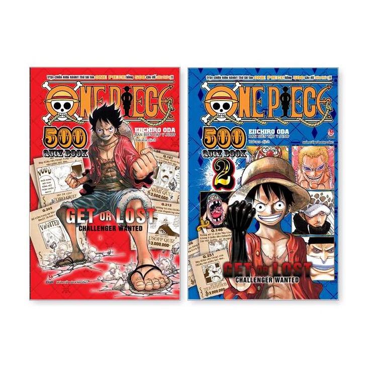 Combo One Piece 500 Quiz Book - Bản Quyền