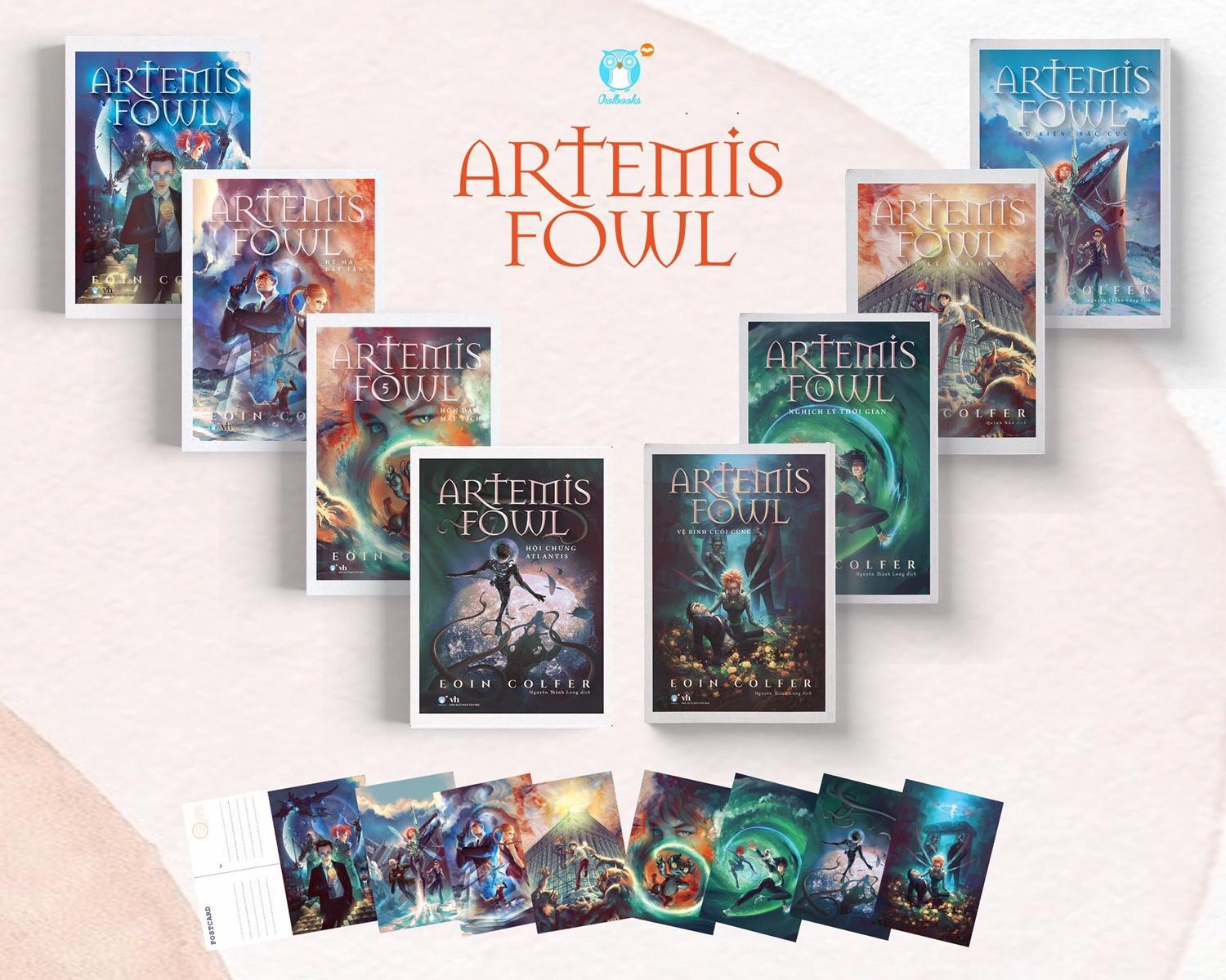 Bộ Sách Artemis Fowl (Bộ 8 Tập) - Tặng Kèm Bộ Postcard