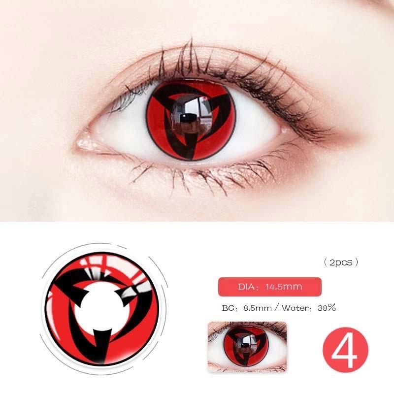 1 Đôi Áp tròng cosplay Naruto saringan 14.0MM - Kính Áp Tròng FAIRY SHOP CONTACT LENS