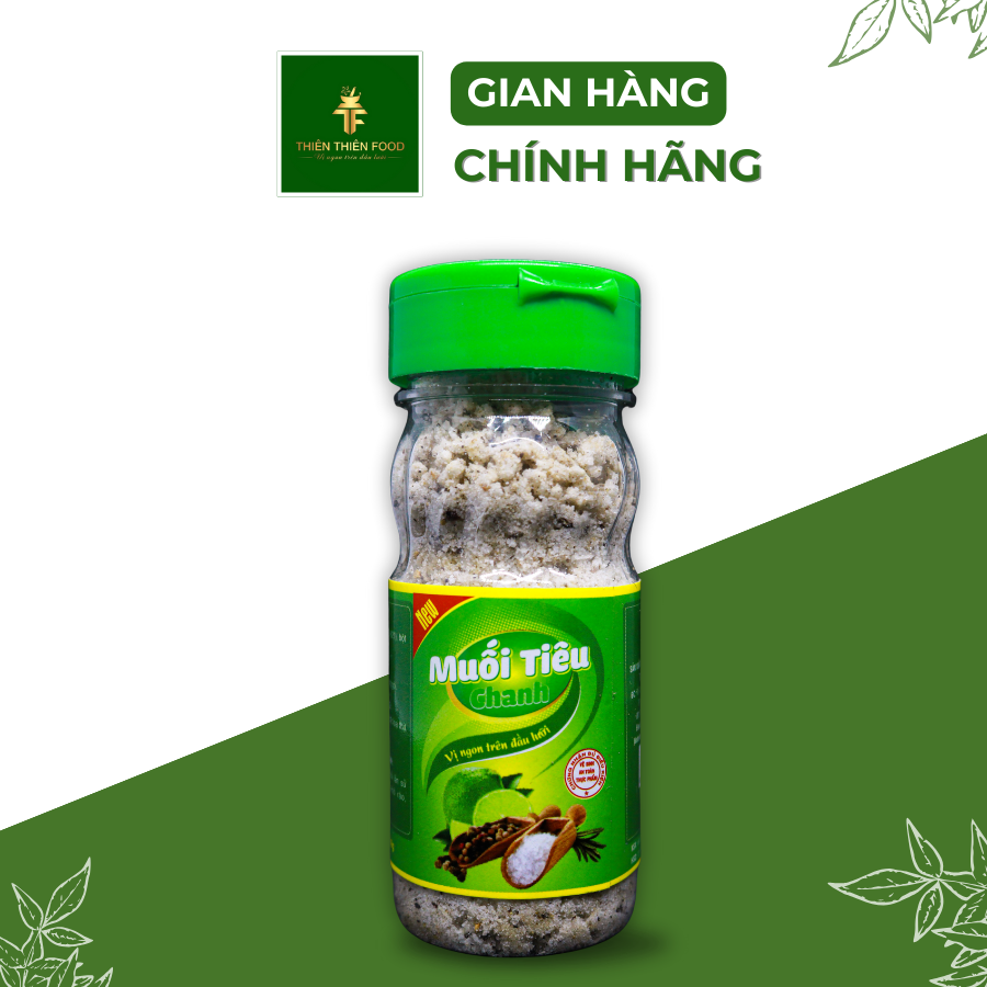 Muối Tiêu Chanh Thiên Thiên Food 100gr - Muối chấm hải sản, đồ nướng