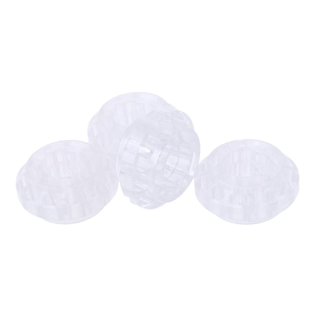 4pcs Inline/Roller/Hockey Skate Replacement PU Wheel 55 x 25mm - Transparent