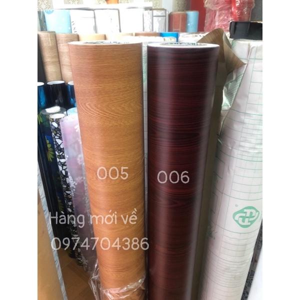 Giấy dán tường vân gỗ, có keo sẵn