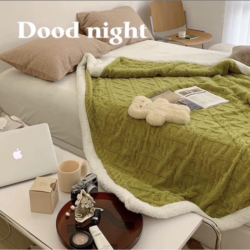 Chăn Cừu Vặn Thừng Mini Size Ấm Áp, Mềm , Giữ nhiêt Tốt_shinbedding