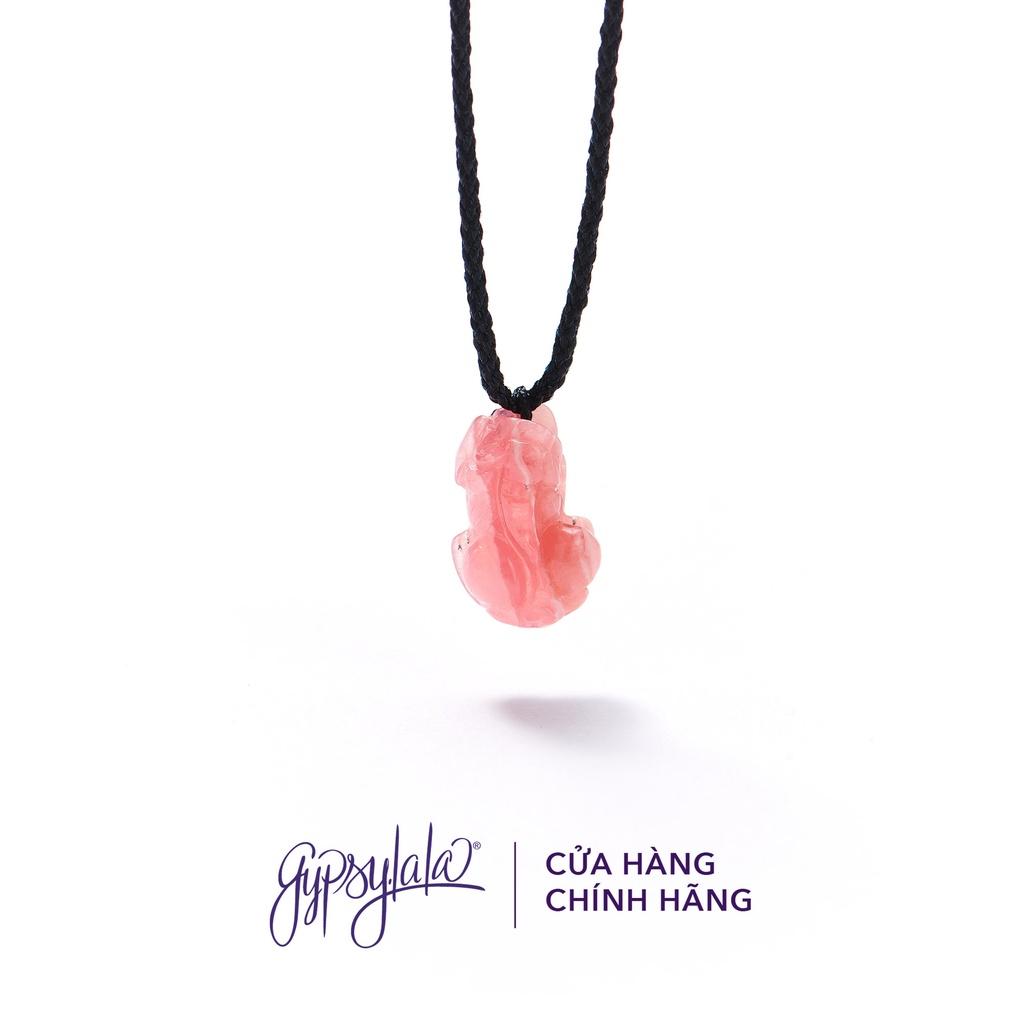 Dây Chuyền Tỳ Hưu Đá Đào Hoa (Rhodochrosite) SP001222 Gypsy.lala