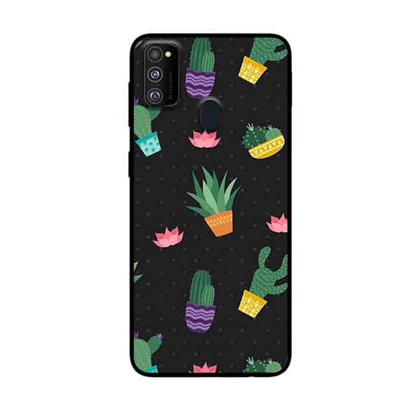 Ốp Lưng in cho Samsung Galaxy M30s Mẫu NỀN Xương Rồng - Hàng Chính Hãng