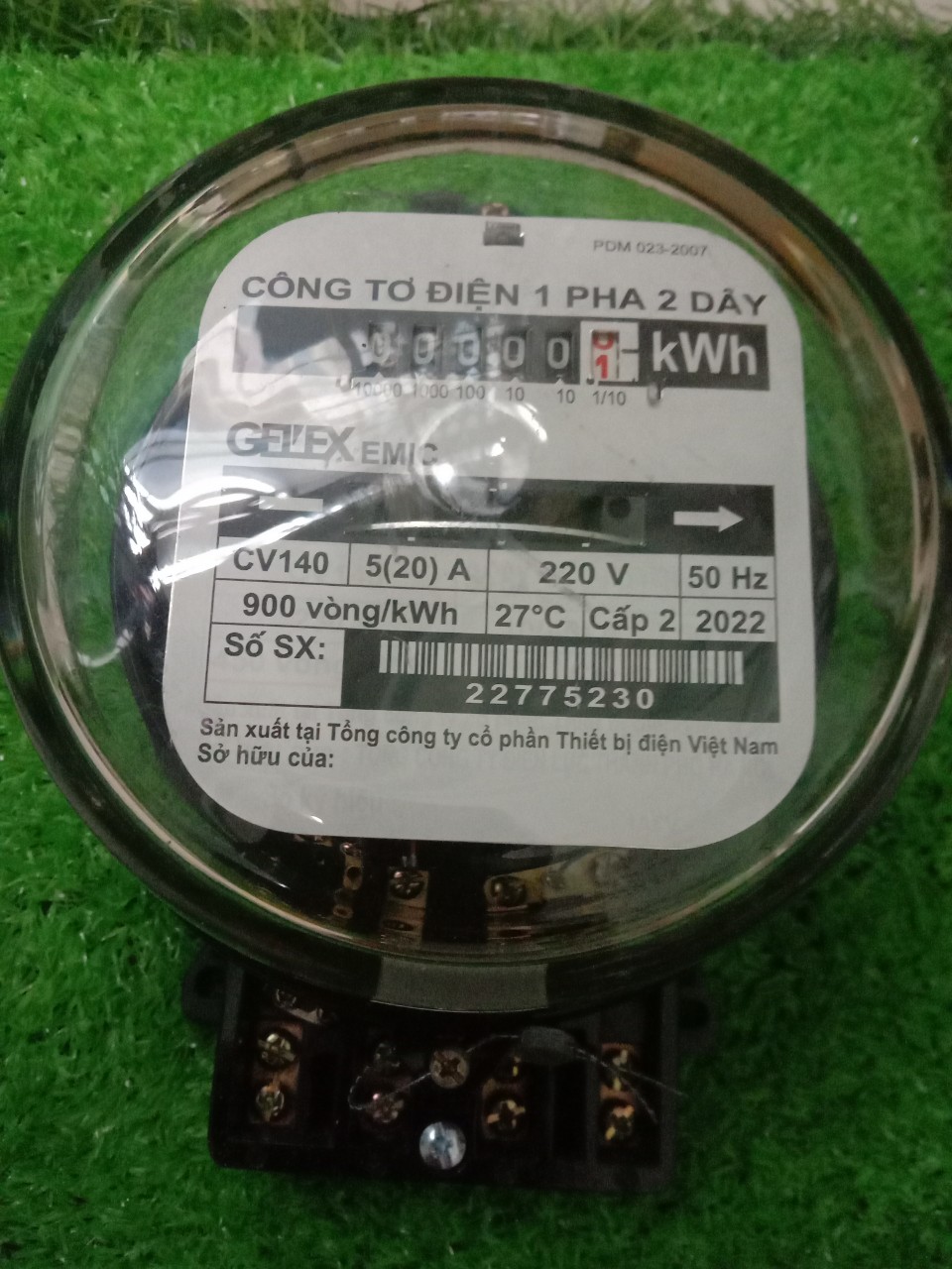 Đồng hồ điện 1 pha 2 dây