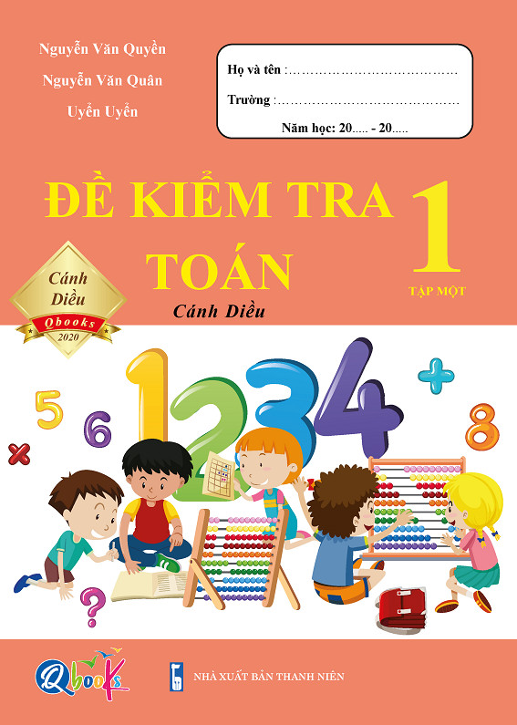 Combo Bài tập hàng ngày, Bài Tập Tuần, Đề Kiểm Tra Toán và Tiếng Việt Lớp 1 - Kỳ 1 - Cánh diều (6 quyển)