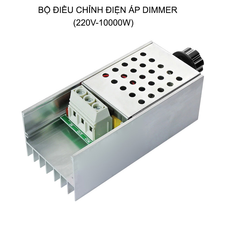 Bộ chiết áp (Dimmer) Dim.10000W-220V cho quạt sưởi, ánh sáng, động cơ