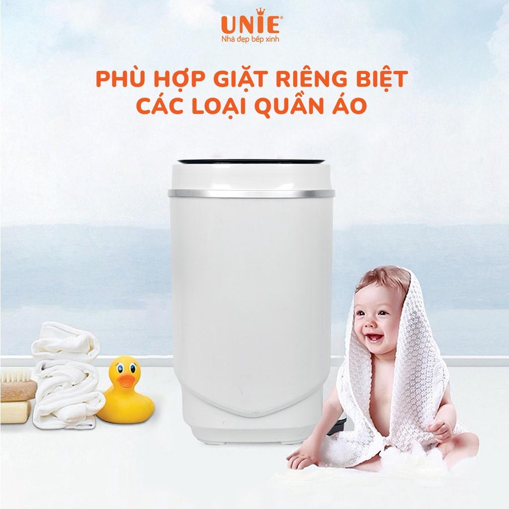 Máy giặt mini Unie UMW40 Công suất 240w giặt vắt hiệu quả Công nghệ diệt khuẩn cao cấp Blue Ag,nhỏ gọn dễ lắp đặt,dễ dàng thêm quần áo trong quá trình giặt, Hàng Chính Hãng