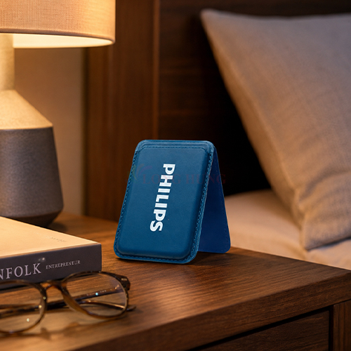 Giá đỡ điện thoại kèm ví da Philips 12x8cm (1 cái) - Hàng chính hãng