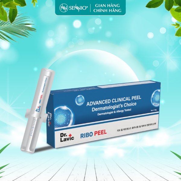 Serum Ribo Peel Dr.Lavic dưỡng trắng da, ngừa mụn, mờ nám 1.5g DR968