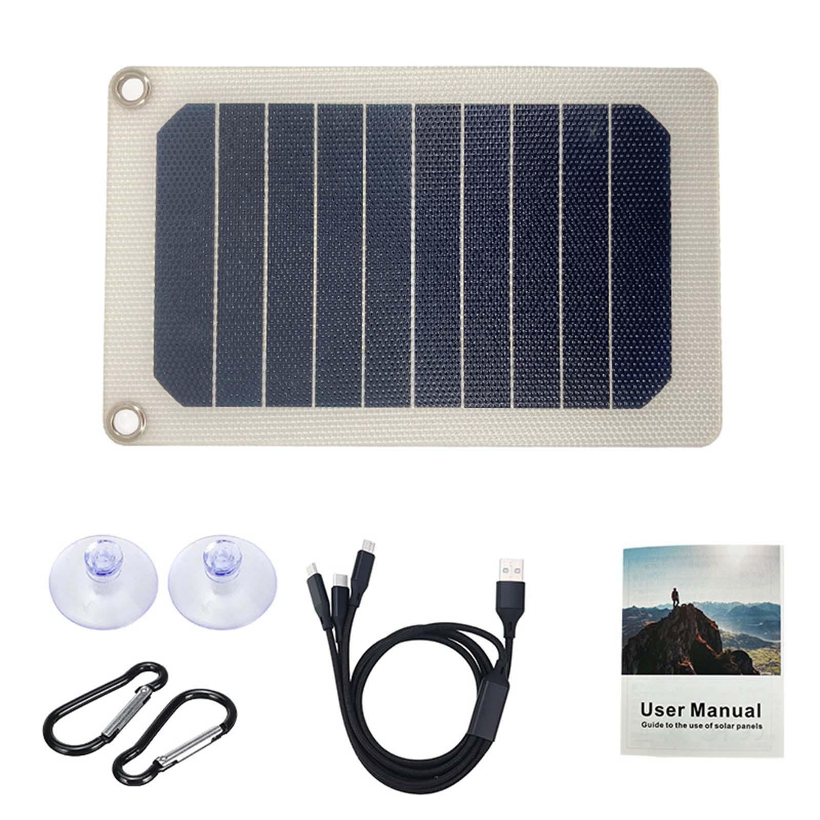 Backpack Solar Panel Charger USB Port for Electronic Products Mobile Phone