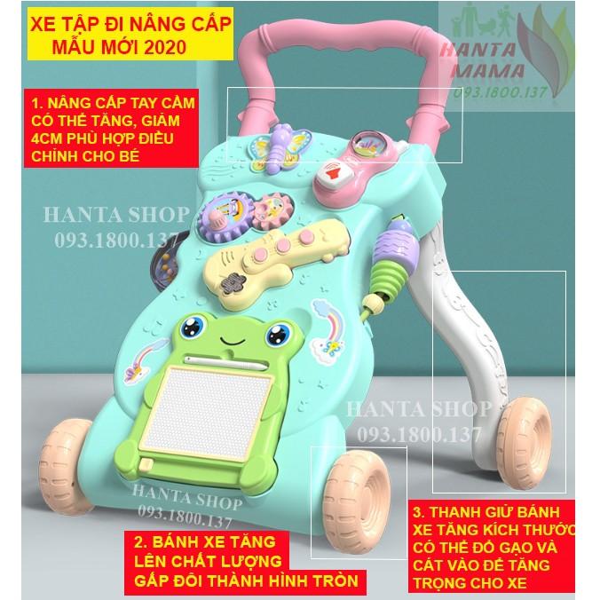 Free Ship  Xe tập đi em bé có nhạc - bánh xe điều chỉnh được tốc độ - xe cần bằng cho bé