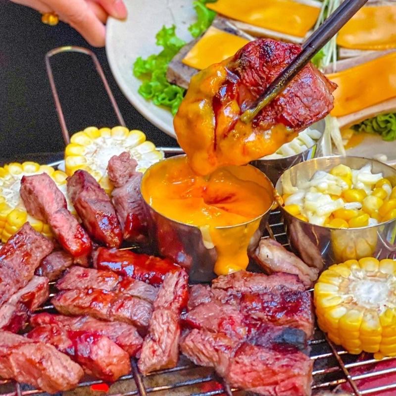 Sốt trứng muối phô mai sẵn gia vị chế biến hải sản chấm thịt bò - 400g