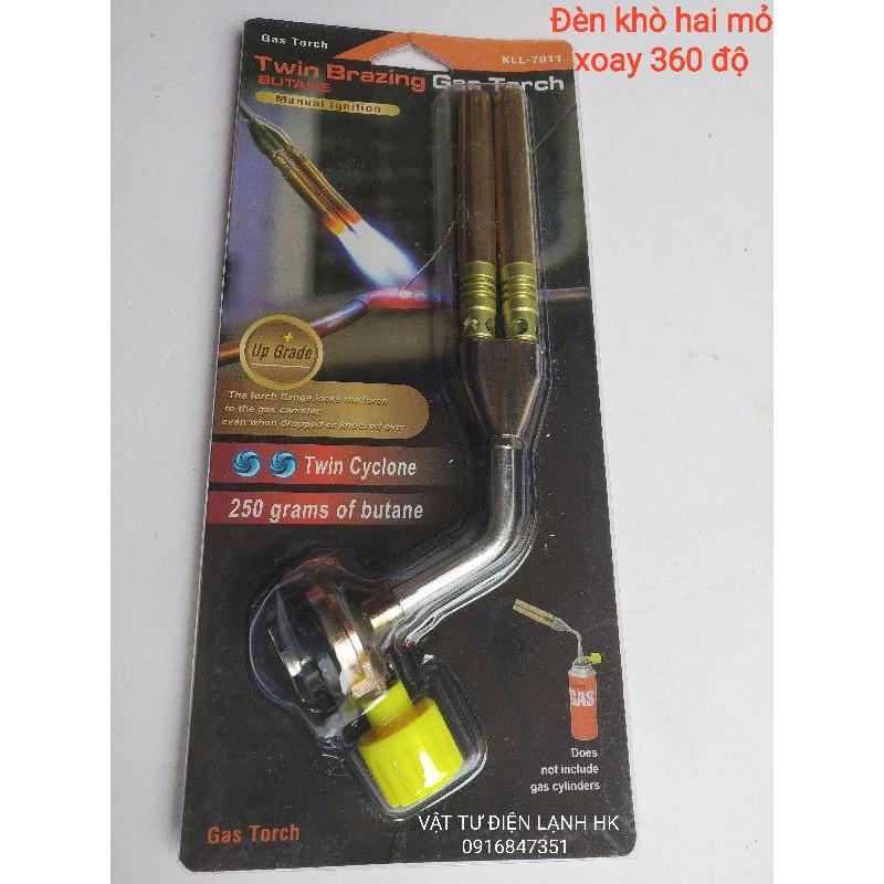 Đèn khò gas tự bật 915 - đơn đôi - khò mỏ hàn lắp bình gas mini