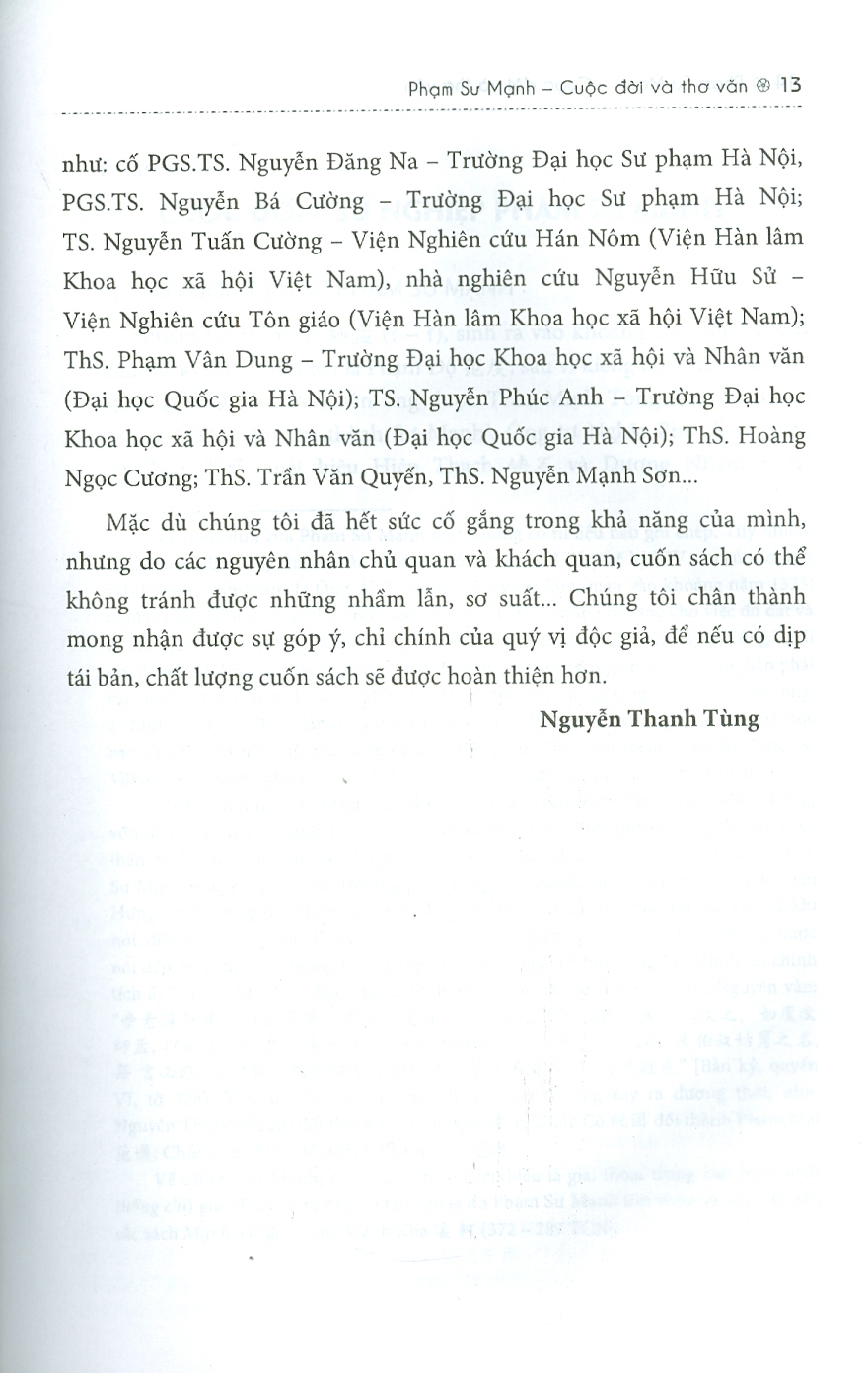 PHẠM SƯ MẠNH - Cuộc Đời Và Thơ