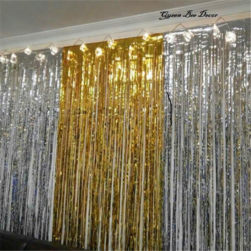 Combo 2 Tấm Rèm Kim Tuyến Livetream, Trang Trí Sinh Nhật