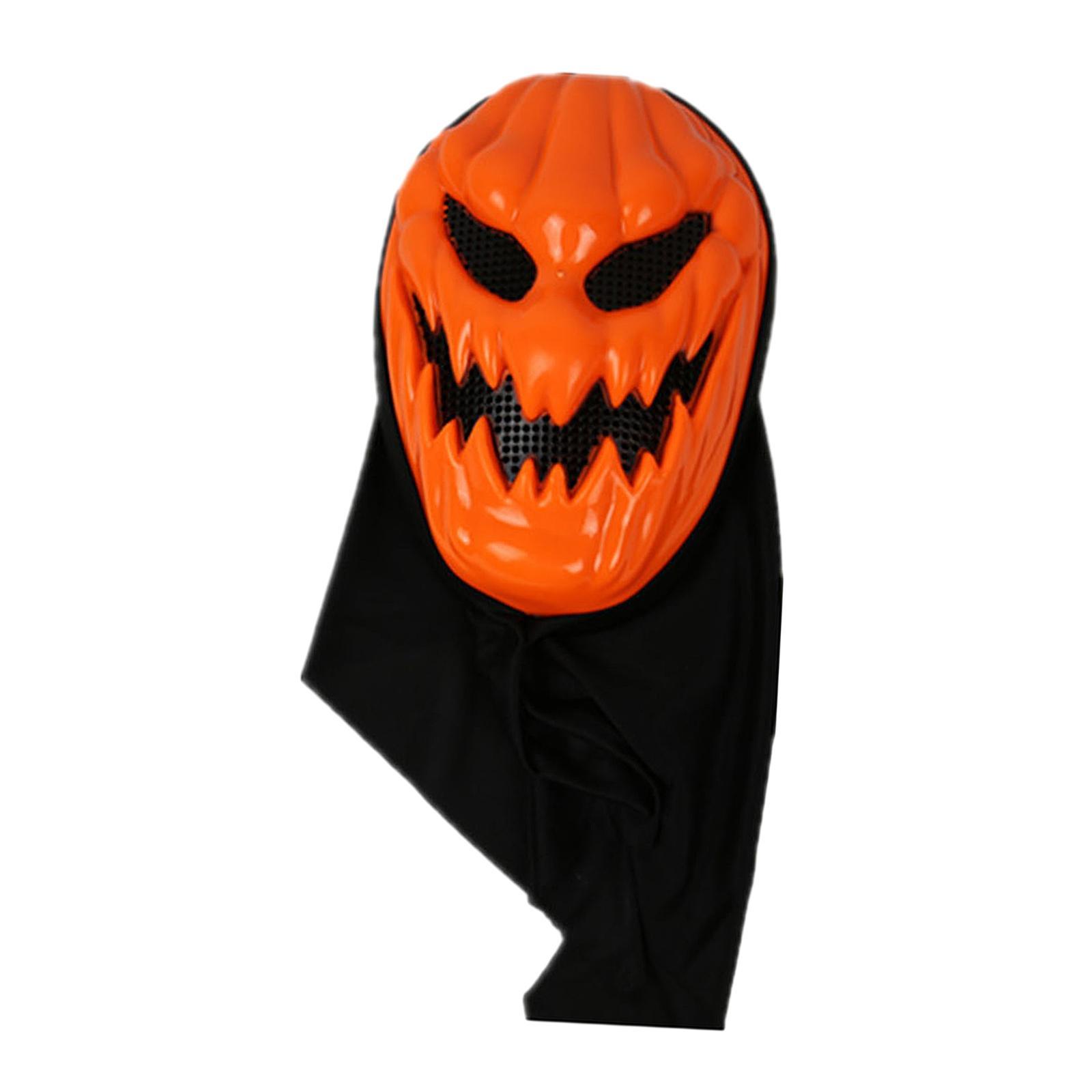 Halloween Pumpkin Head Props Full Face Cover for Fancy Dress Masquerade