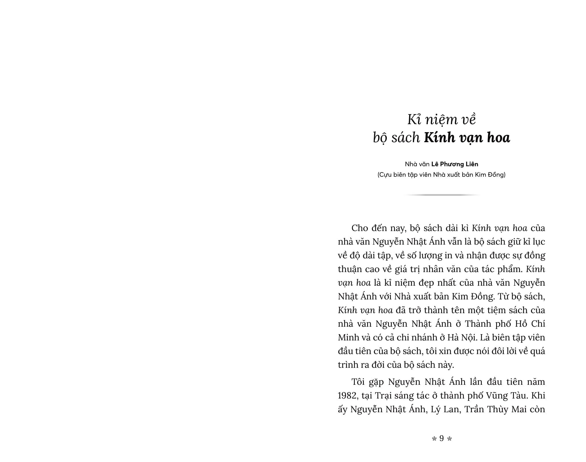 Sách - Nguyễn Nhật Ánh Và Kính Vạn Hoa - Chuyện Từ A Đến Z