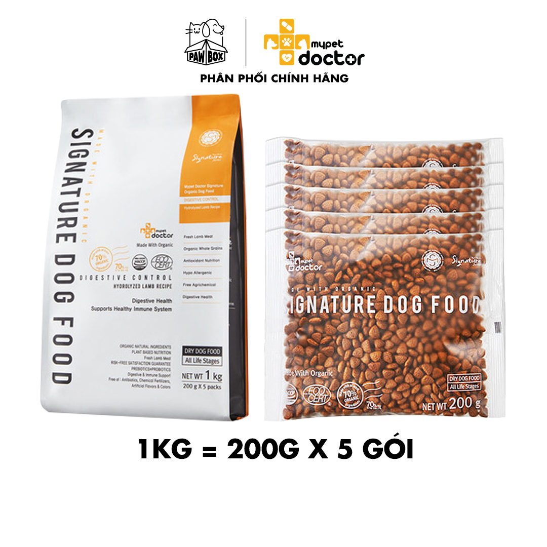 Tăng cường hệ tiêu hoá cho chó hạt hữu cơ dinh dưỡng 2in1 mypet doctor Lapaw