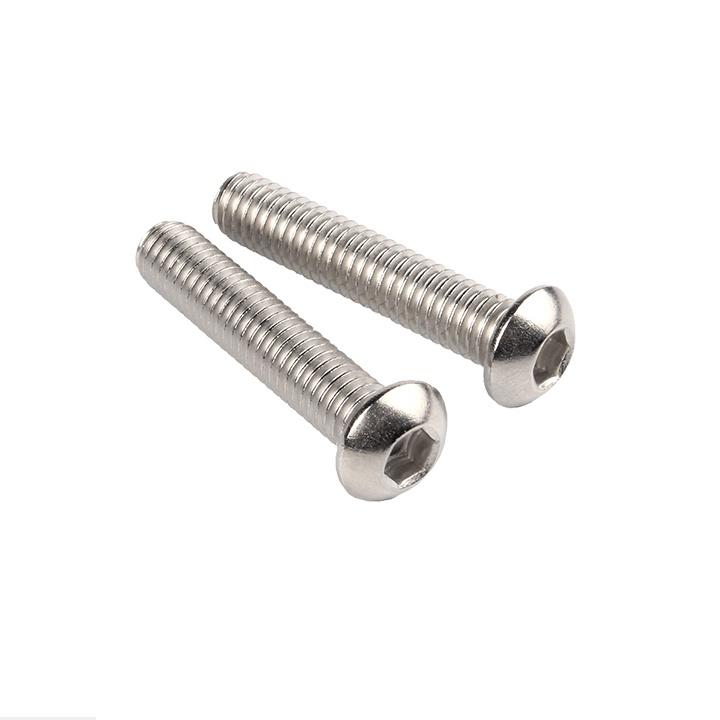 50 con Ốc vít M3 đầu nấm lỗ lục giác bằng thép không gỉ inox 304/316 - tặng kèm lục lăng