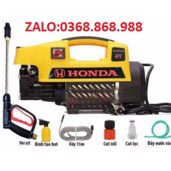 Máy bơm xịt rửa xe áp lực cao tự hút nước - Lõi đồng 100%-Máy rửa xe mini Honda công suất mạnh