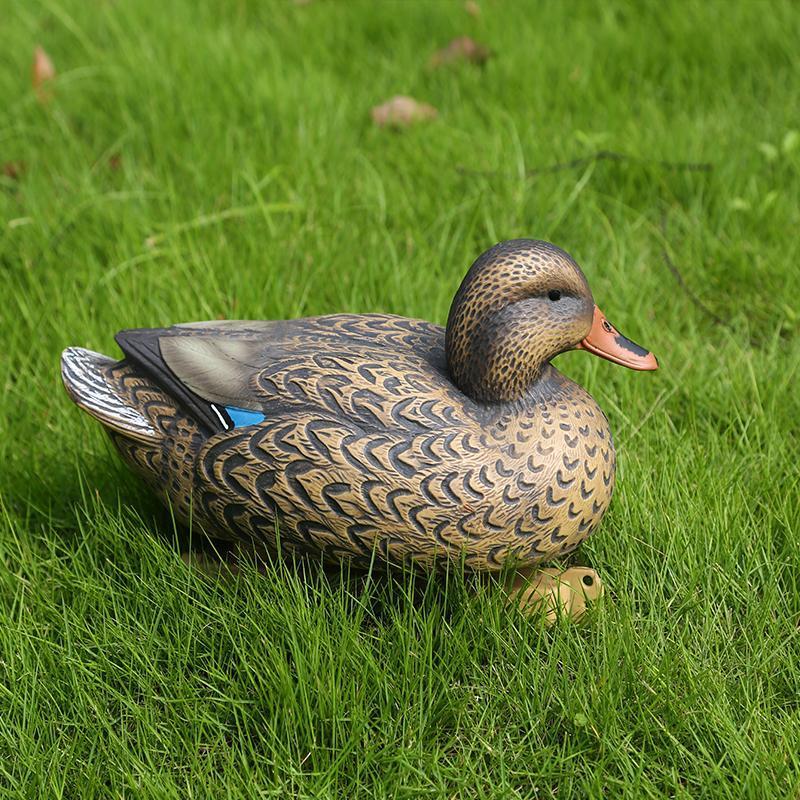 Plastic Mallard Duck Decoy with Floating Keel Texas Style Deadly Hunting Decoy Lure Hen