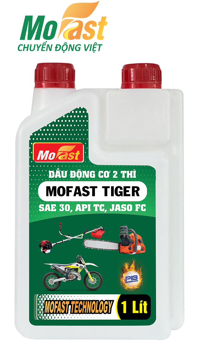 DẦU ĐỘNG CƠ 2 THÌ MOFAST TIGER 2T SAE 30, API TC VÀ JASO FC