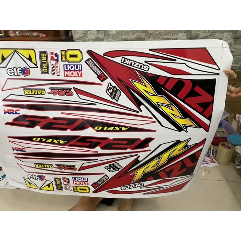 Tem rời dành cho xe axelo đỏ đen