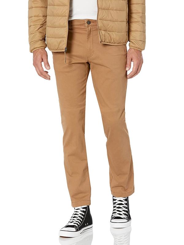 Quần Kaki Nam Goodthreads Slim-Fit Washed Stretch Chino Pants British Khaki - SIZE 28