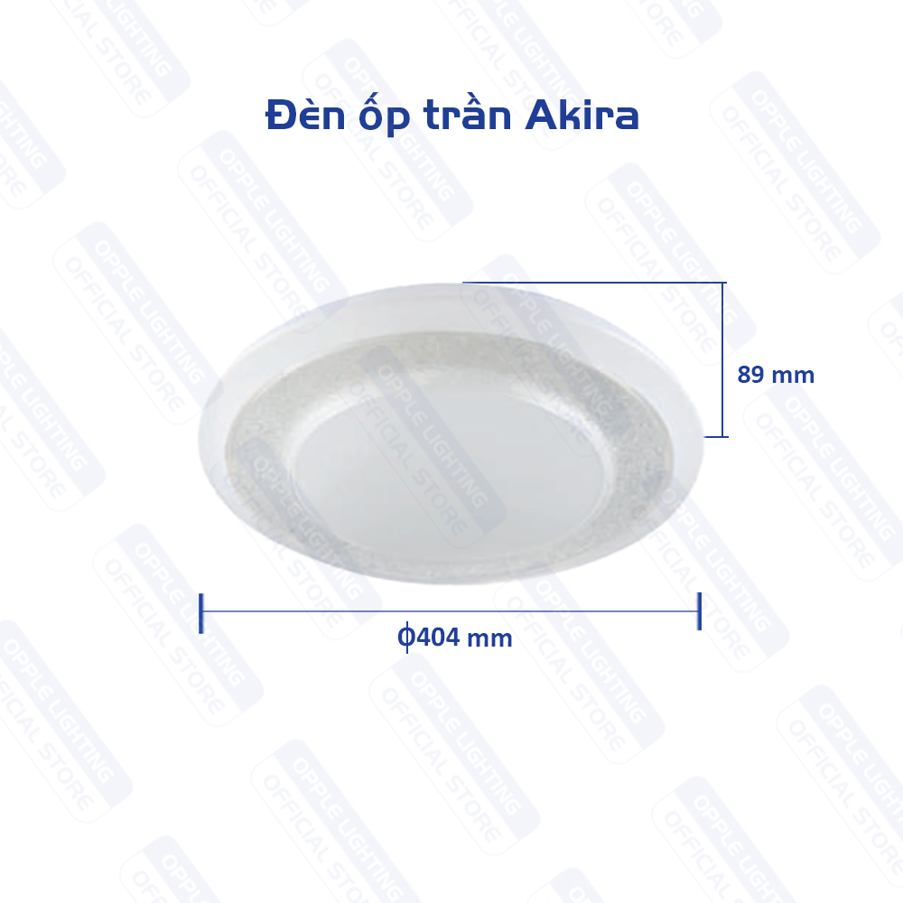 Bộ Đèn Ốp Trần LED OPPLE HC420 Akira 23W - Ánh Sáng Trung Tính 4000K