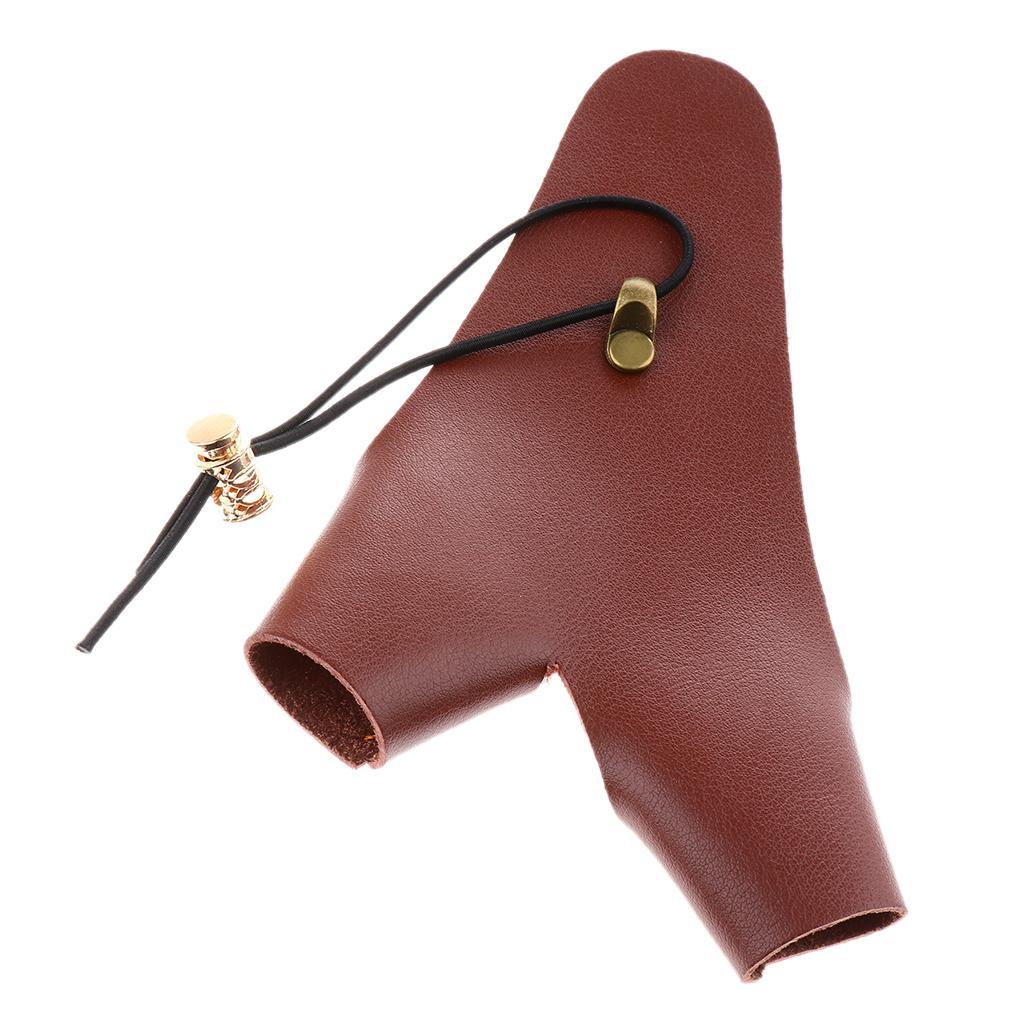 Archery Glove Hunting Finger Tab Guard Protector