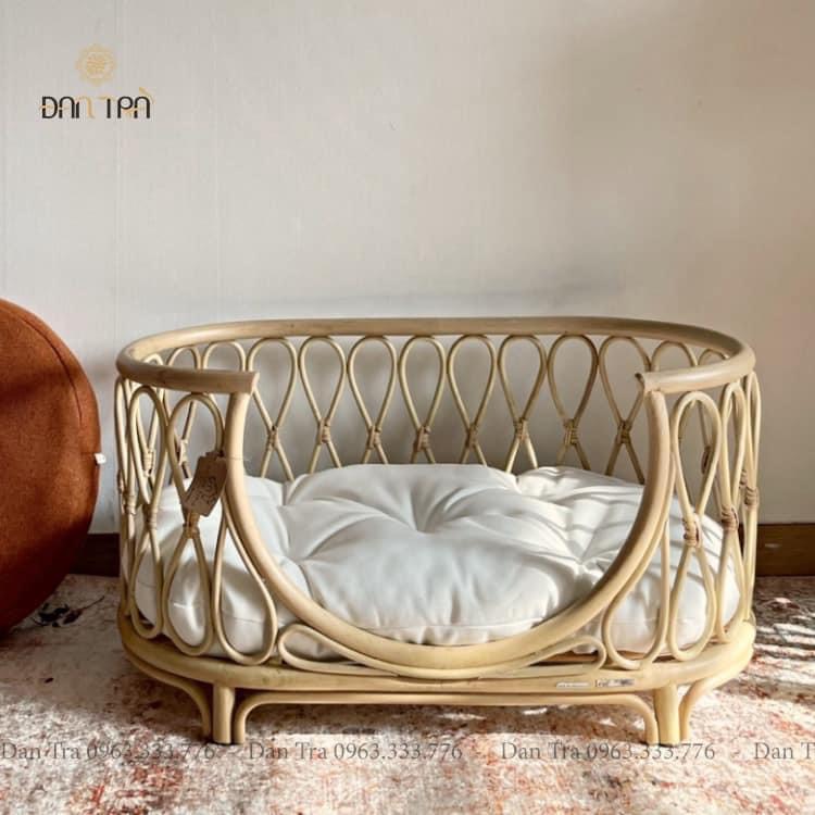 Củi Mây Newborn - Nôi Mây Pet thú cưng - Nôi Mây Decro-Phụ Kiện Mây Tre Đan- Đan Trà Decor