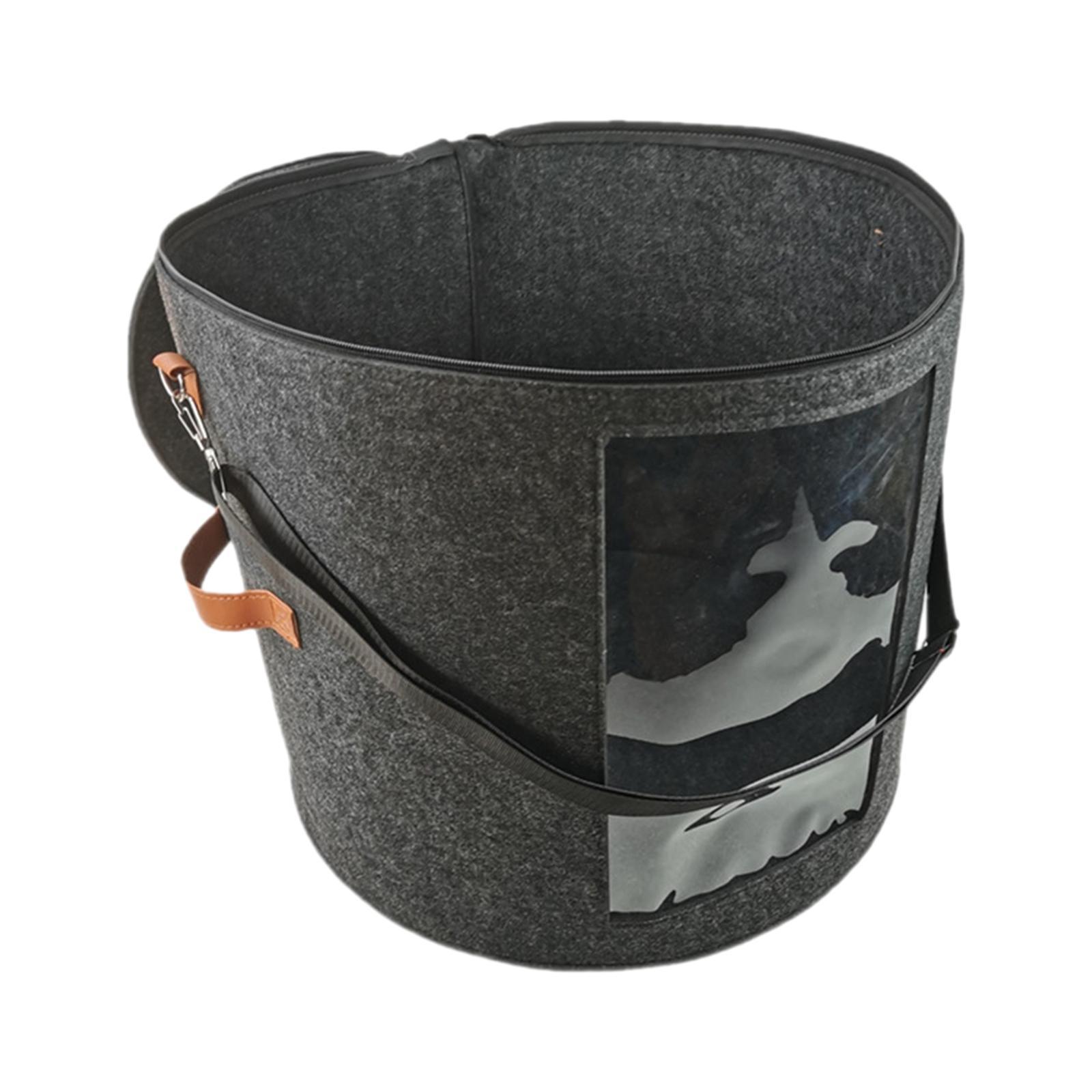 Storage Bucket Folding Hat Storage Organizer for Nursery Office Kitchen
