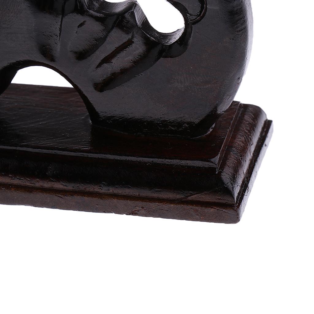 Bàn Chải Giá Để Bàn Chải Bút Gỗ Tự Nhiên Chấp Bút Truyền Thống Nâu