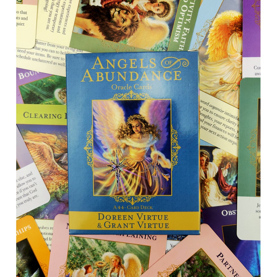 Bộ Tarot Angels of Abundance Oracle Cards O6 Bài Bói New