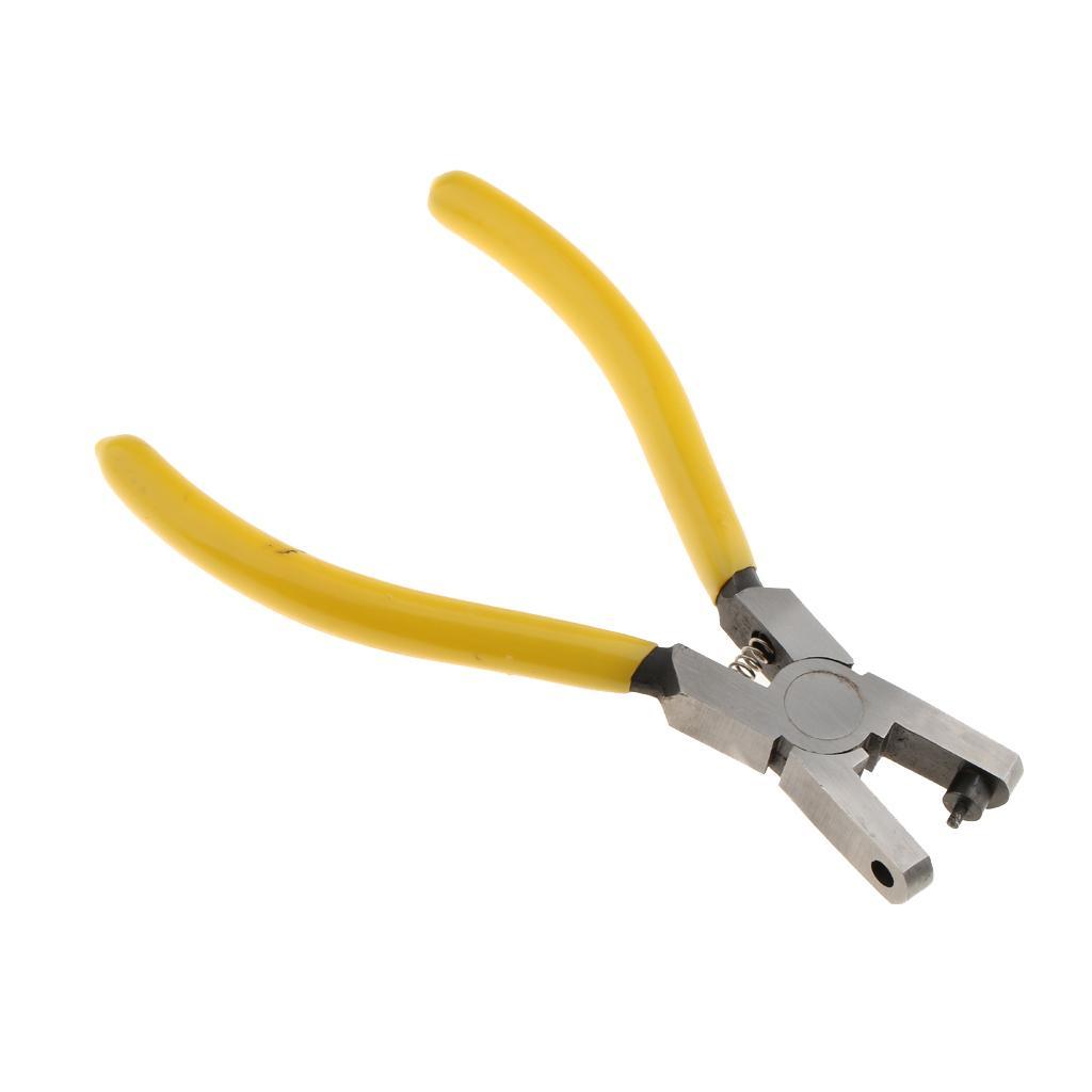 Watch Band Wrist Leather Strap Eyelet Hole Punch Plier Repair Hand Kit Tool