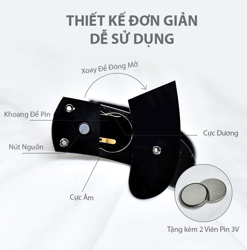 Kính Phát Sáng Đèn LED ( Cao Cấp 2 Pin ) Gaming, Chụp Ảnh, Quay Video Tiktok Siêu Độc Lạ, 7 Chế Độ Màu - BLUE LIGHT