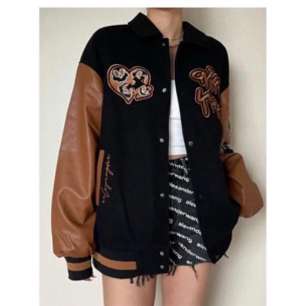 áo bomber tay da -M4outfit
