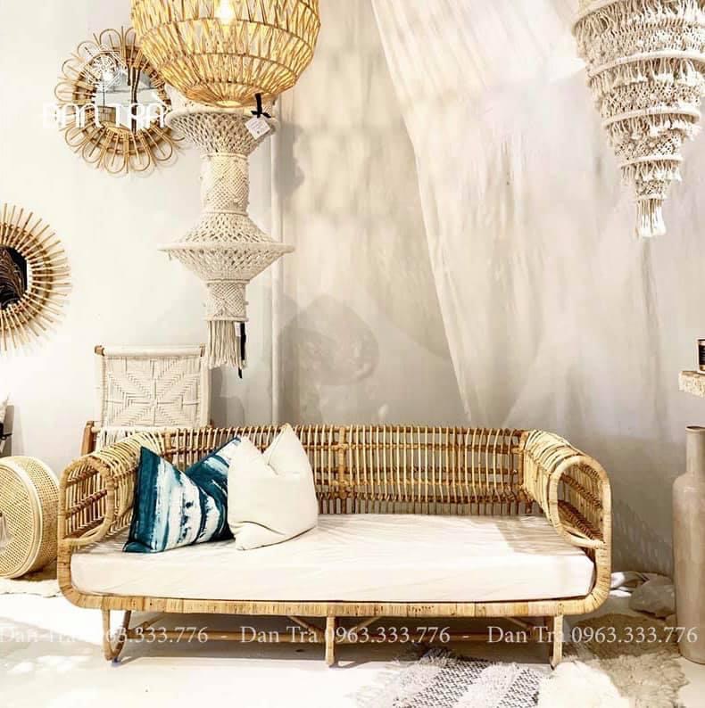 Ghế Sofa Mây Tổ Chim, Ghế Mây Đọc Sách- Ghế Mây Uống Trà- Ghế Mây Decor Phòng Khách-Nội Thất Mây Tre ĐAN TRÀ