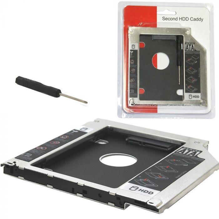 HDD Caddy Bay, Khay Ổ Cứng Thay Thế Ổ DVD, CD Cho LapTop