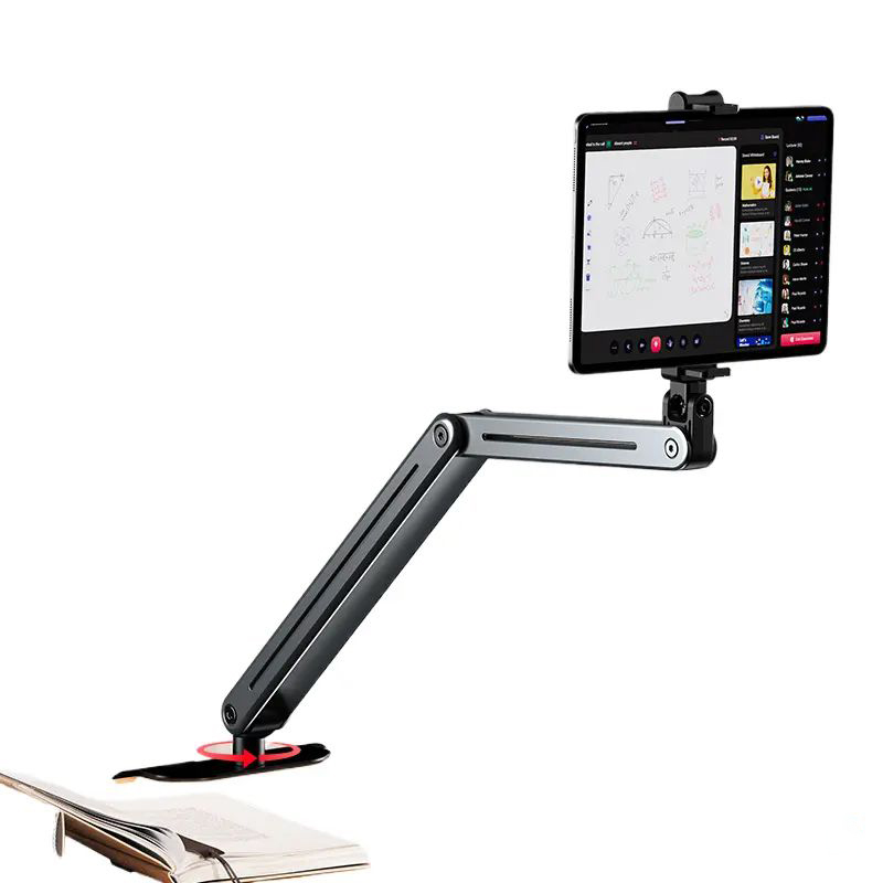 Giá đỡ xem phim kê đầu giường, sofa 3 in 1 360 dùng cho iPad/Tablet/điện thoại hiệu Zaki - Hàng Chính Hãng