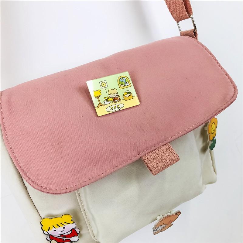 Cute Satchel Cute Girl Girls Heart Soft Cute Student Shoulder Bag Japanese Style Harajuku Crossbody Bag