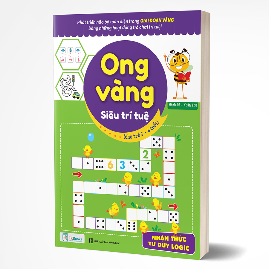 Ong vàng siêu trí tuệ (cho trẻ 3 - 6 tuổi) - Nhận thức, tư duy logic