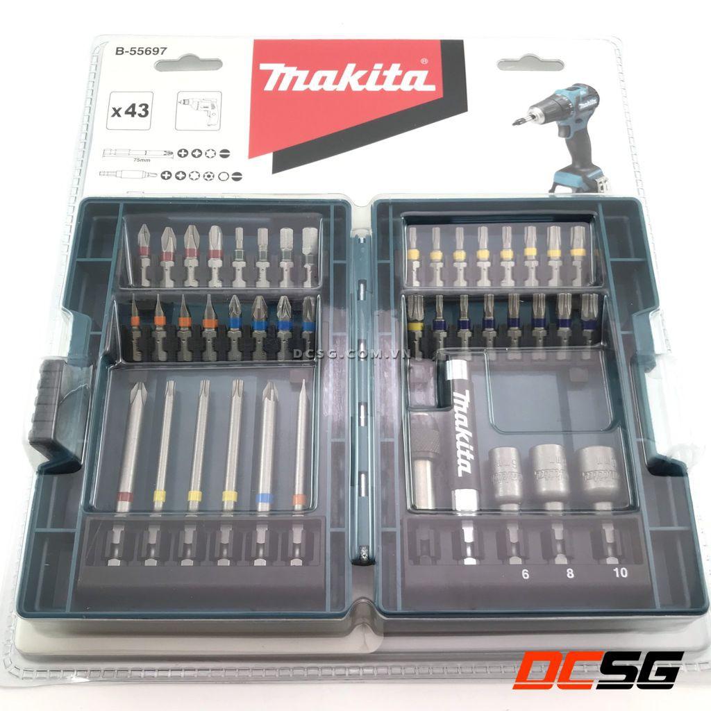 Bộ mũi vít nhiều màu Makita B-55697