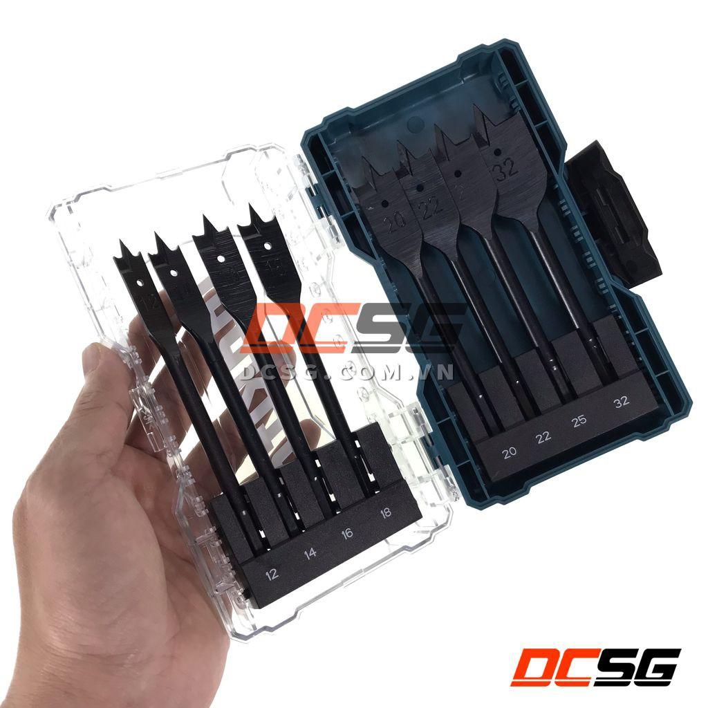 Bộ mũi khoan gỗ đuôi cá chân lục giác 08 cái Makita E-08707 | DCSG
