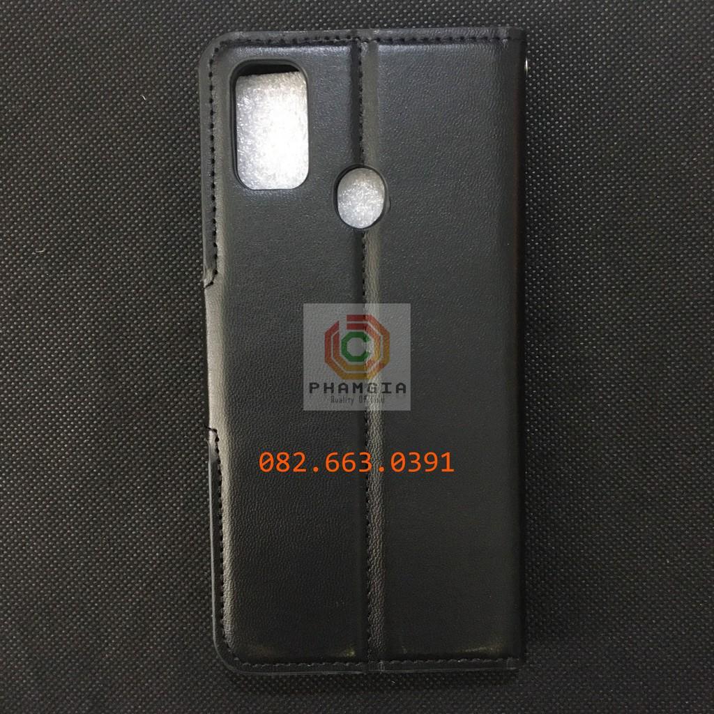 Bao da dành cho Samsung M21/M30S nắp gập,chống đỡ xem phim, có ngăn đựng thẻ
