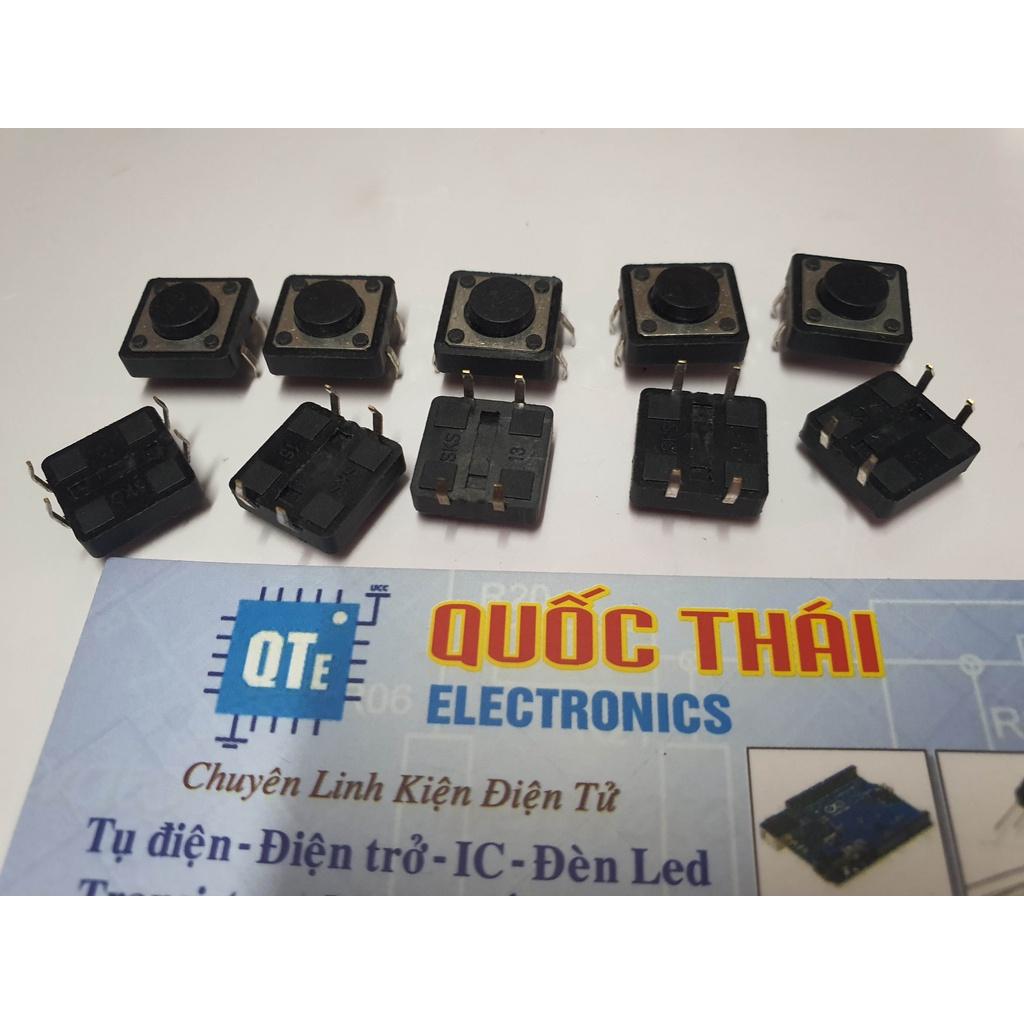 Combo 10 nút nhấn 4 chân bốn chân 10x10x2mm