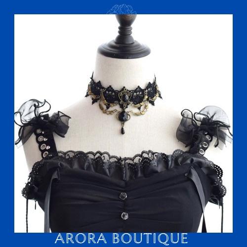 Choker ren cổ điển phong cách cosplay - Arora boutique